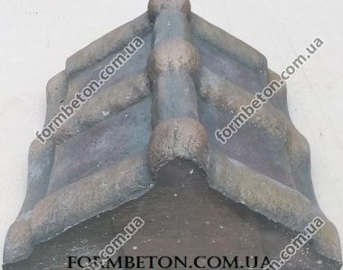 Форма крышки парапет черепица Карпатская №2
