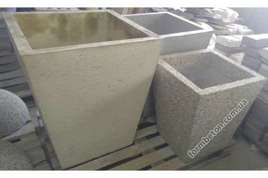 Стеклопластиковые формы для производства бетонных Кашпо №4