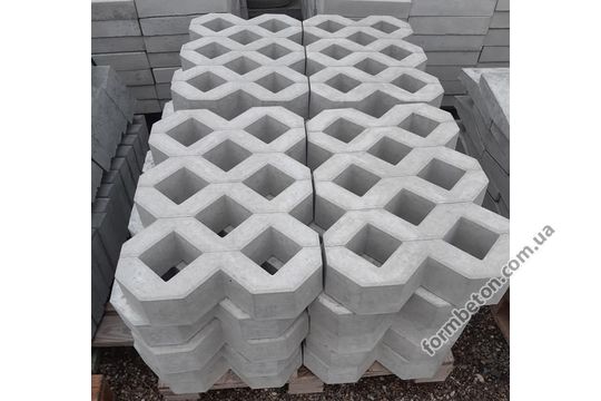 формы для тротуарной плитки газонная решетки 600х400