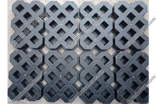 формы для тротуарной плитки газонная решетки 600х400